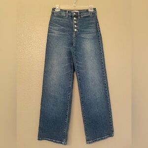 Madewell The Perfect Vintage Wide Leg Jeans Size 26